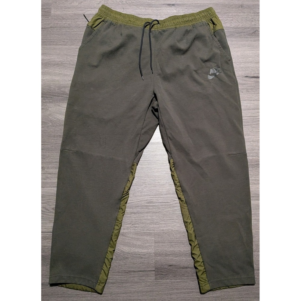 Nike‎ Men's Olive Green NSW Tech Essentials+ Winter Joggers DD7012-326 Size XL